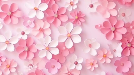 Fototapeta na wymiar Flower pink floral texture background, feminine and romantic style for wallpaper.