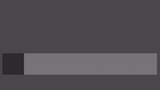 Transparent simple elegant lower third animation for title, name, intro, etc in 4K alpha channel.