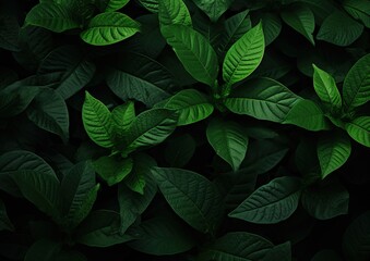 Whispering Woods: Dark Leafy Enchantment Generative AI