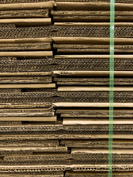 Stack of Cardboard Boxes in Warehouse shipping Facility texture 