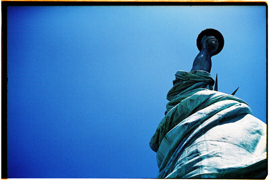 side view of Lady Liberty, 35mm