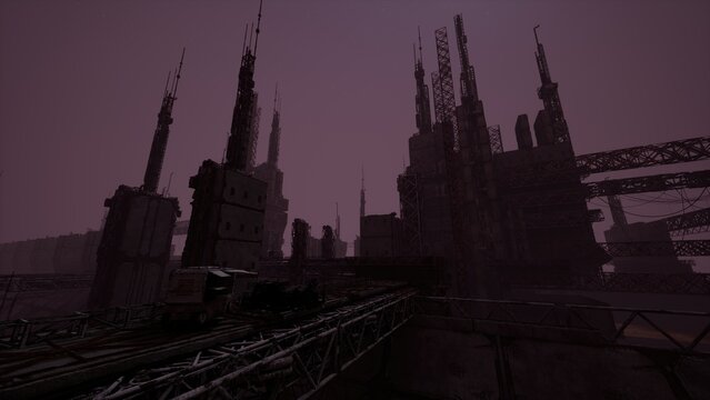 Sci-Fi Post-Apocalyptic City