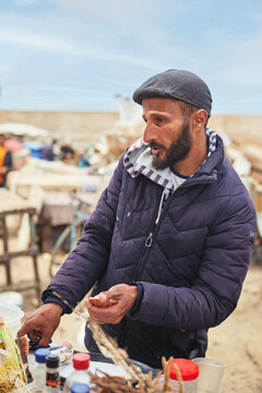 Portrait of a Moroccan fisherman