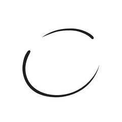 Vector simple motion circle template illustration