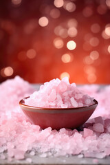 Fototapeta na wymiar Himalayan Pink Rock Salt