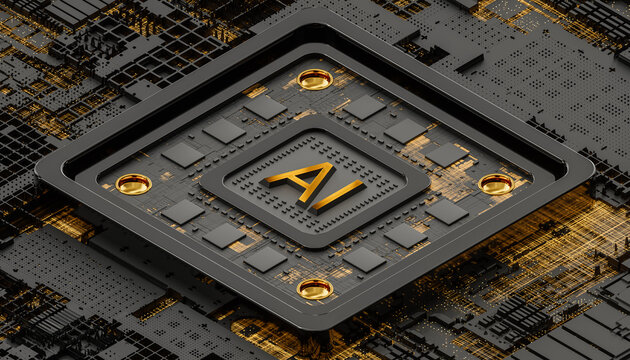 Computer Processor Artificial Intelligence Concept