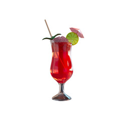 Summer Juice 3D Illustration