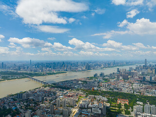 Wuhan City landmark and Skyline Landscapes 