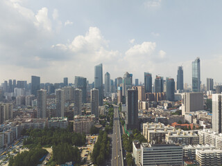 Fototapeta premium Wuhan City landmark and Skyline Landscapes 