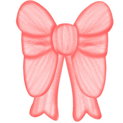 Pink gift bow