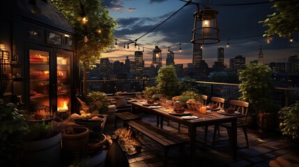 Rustic Cabin Living Room: Wood Beams & Cozy Fireplace Generative AI