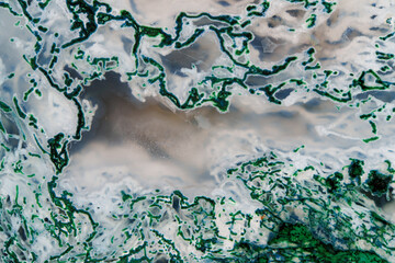 Green moss agate texture details