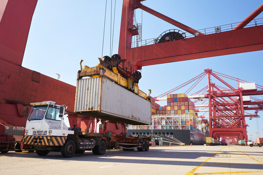 Cargo Container  Shipping Port