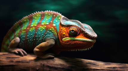 Photorealistic Photograph of a cute Chameleon, Background Images , HD Wallpapers, Background Image