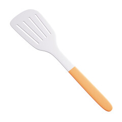 3D Isolated Spatula Kitchen Set