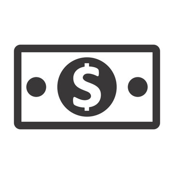 Money payment icon symbol vector image. Illustration of the dollar currency coin design image