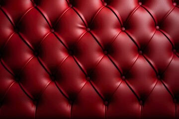 Luxury red leather upholstery texture