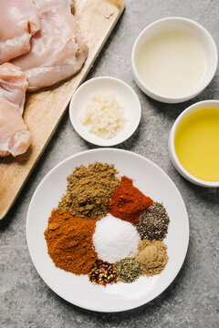 Taco Seasoning Mix Flat Lay