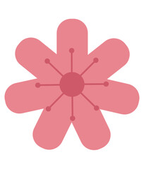 Flower vector,Elements and Craft Design.