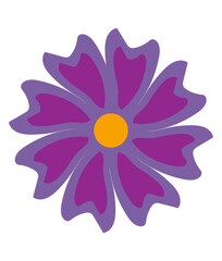 Flower vector,Elements and Craft Design.