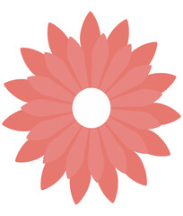 Flower vector,Elements and Craft Design.
