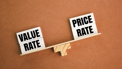 balance of price rate and value rate. value rate is heavier. VALUE and PRICE balancing. Price vs...