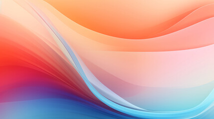 Colorful geometric abstract background composed of fluid shapes