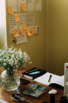 Photographer post-production workplace 