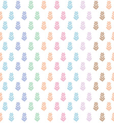 Seamless pattern leave rainbow แนสนพ for background