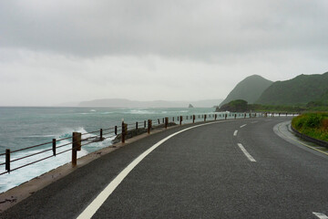 台風過ぎた翌日の奄美の海の景色
