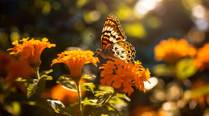 butterfly on flower