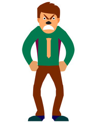 Man vector,Elements and Craft Design.