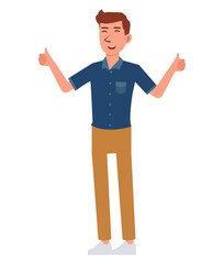 Man vector,Elements and Craft Design.