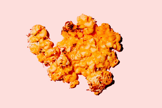 some leftovers of mac and cheese