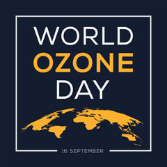 World Ozone day, held on 6 September.