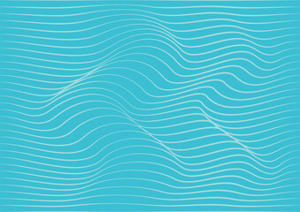 abstract blue line wave background