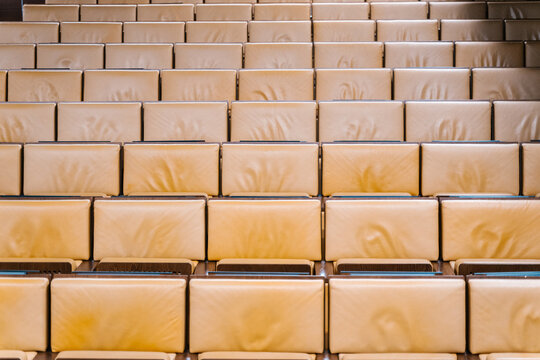 Empty seats in the cinema