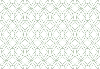 Vector sketch of sameless classic baground pattern design illustration