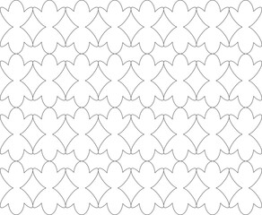 Fototapeta premium Vector sketch of sameless classic baground pattern design illustration