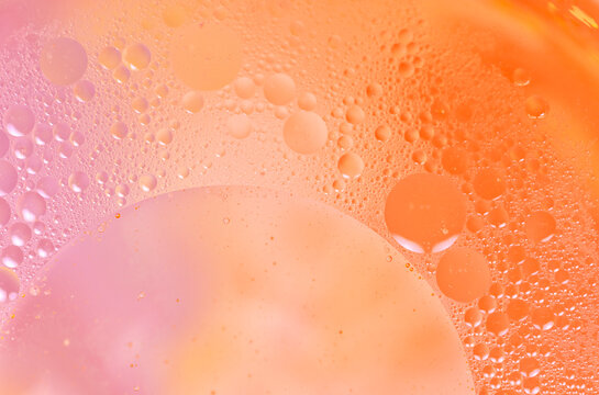 Colorful Oil Drops On Water   - Powered by Adobe