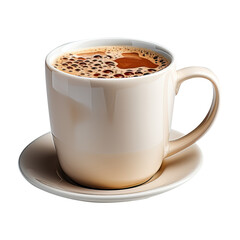 Coffee cup isolated on transparent background