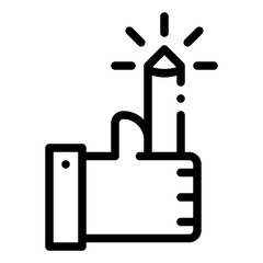 creativity pencil icon