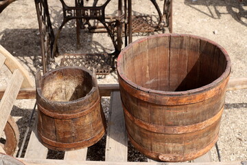 Old and antique items are sold at a flea market in Israel.
