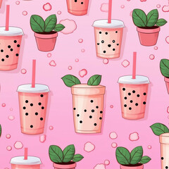 bubble tea background