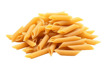 Penne Rigate Pasta Isolated ontransparent Background Generative AI