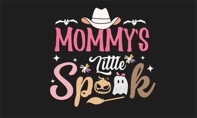 Mommy’s Little Spook Retro Design