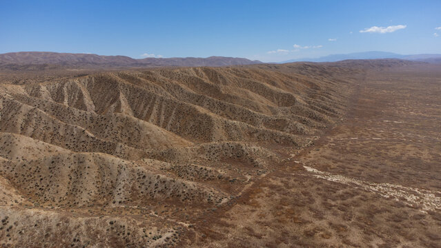 San Andreas Fault at Carrizo Plain National Monument, California