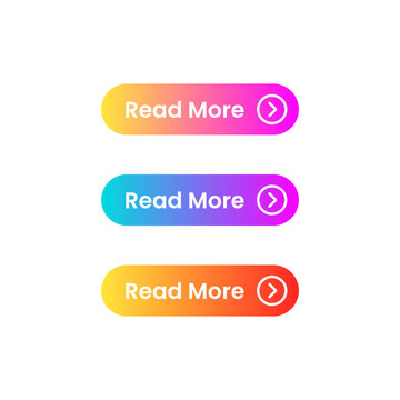 Read more buttons for the web with gradient color