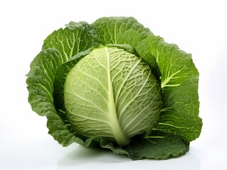 Obraz premium Cabbage on a white background