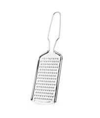 Metallic grater on white background isolated